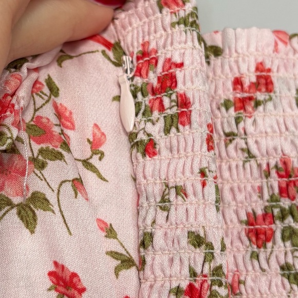 BNWT RUMORED Floral Square Neck Puff Sleeves Maxi Dress Cottagecore, Romantic - Picture 6 of 14